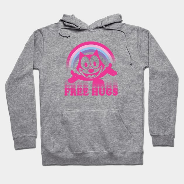 FELIX FREE HUGS Hoodie by ROBZILLA